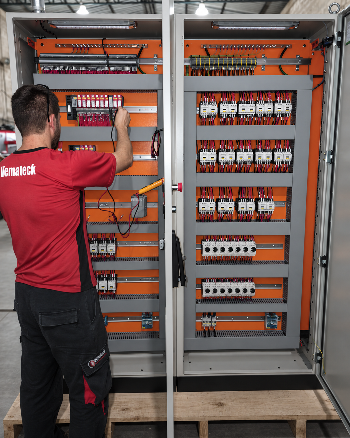 Vematech realizando serviço de manutenção